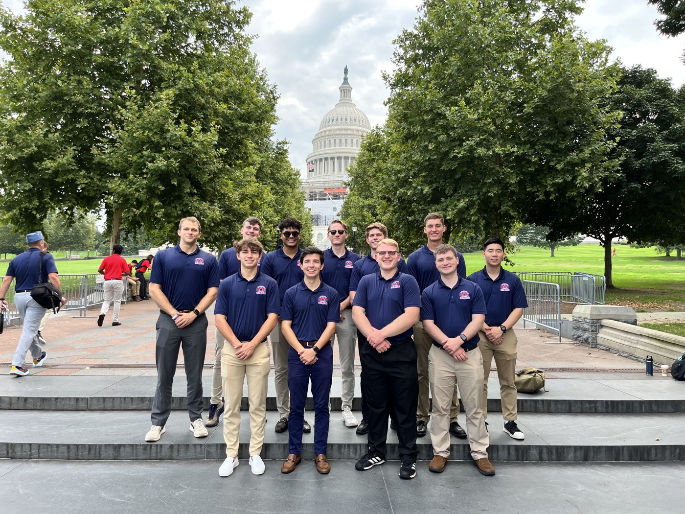 Joe Pitts with colleagues at the U.S. Capitol